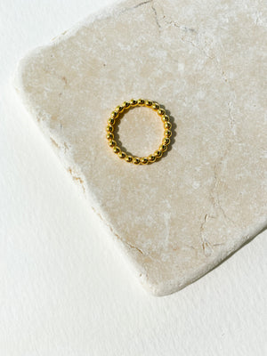 BASIC RING I gold plated